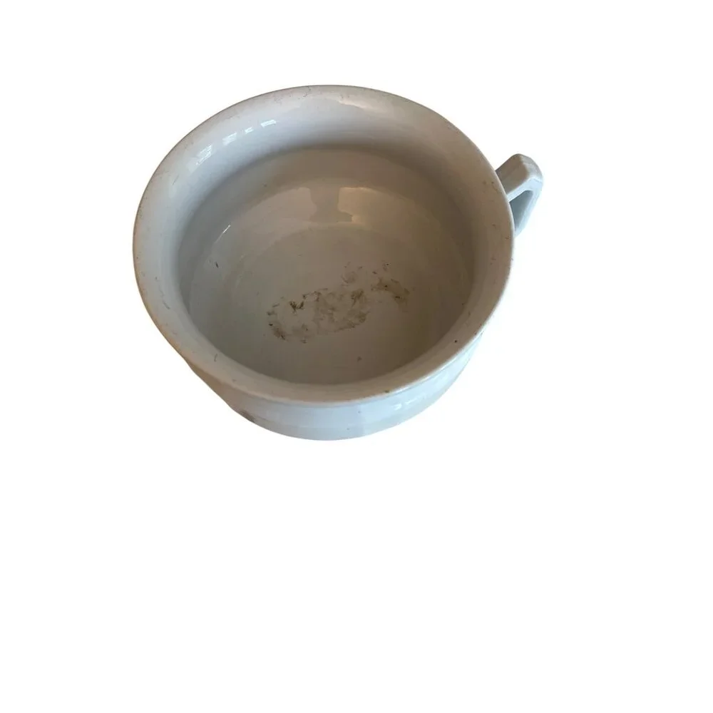 Antique‎ J&G Meakin Ironstone China White Chamber Pot